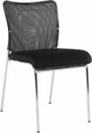 Tempo-Kondela Irodai szék, fekete|króm, ALTAN