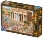 D-Toys Puzzle 1000 Piese D-Toys, Cartoon Acropolis (TOY-61218-04) Puzzle