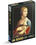 D-Toys Puzzle 1000 Piese D-Toys, Leonardo da Vinci, Dama cu Hermina (TOY-72689-02) Puzzle