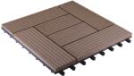  G21 Palmyra WPC burkolócsempe, indiai teak színben 2, 3x30x30 cm (6391004)