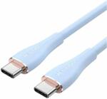Vention USB-C 2.0/M -> 2*USB-C/M, (5A, szilikon, kék), 1, 5m, kábel (CTMSG) - pepita