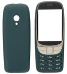 Nokia 6310 2021 előlap keret, akkufedél (hátlap) és billentyűzet, zöld (utángyártott)