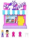 Mattel Polly Pocket, Pollyville, Sweet Store, set de joaca cu 2 papusi si accesorii Papusa