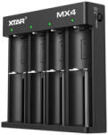 XTAR MX4 univerzális akkutöltő Ni-MH Li-ion 1, 5V/3, 7V LiFePO4 3, 2V akkukhoz (MX4)