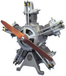 Techingedu 5 hengeres csillagmotor, 230+ alkatrész (DM116)