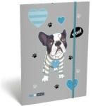 Lizzy Card We Love Dogs Woof kutyás gumis mappa A4 - Lizzy Card (LIZ-23054304) - lurkojatek