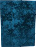 BLUERING Gumis mappa A4, festett prespán mintás karton Bluering® kék (JJ40984N) - tintasziget