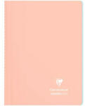 Clairefontaine Spirálfüzet Clairefontaine Koverbook Blush A/4 80 lapos PP borítású vonalas korall (376779C) - papir-bolt