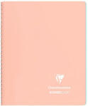 Clairefontaine Spirálfüzet Clairefontaine Koverbook Blush A/5 80 lapos PP borítású vonalas korall (366779C)
