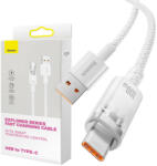 Baseus Explorer USB-C gyors adat/töltőkábel 6A/100W 2m - Fehér (CATS010502)