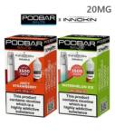 PodBar Pachet Vape Reincarcabil PodBar Salts Innokin, 3500 Pufuri, 20 mg/ml, Utilizabil pana la 7000 Pufuri, Diverse Arome
