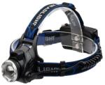  Lanterna de cap ideallstore®, hiking master, aluminiu, albastru (C119-1)