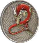 Lithuanian Mint Dragon - 1 Oz - Monedă De Colecție Din Argint Moneda
