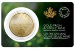 Royal Canadian Mint Moneda de aur de 1 oz "Single-Sourced" Maple Leaf (2022) "Single-Sourced" (din sursă unică) Moneda