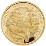 Royal Mint Mituri și legende - Merlin - 1 Oz - Monedă de aur Moneda