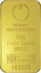 Münze Österreich 50g - Lingou de aur pentru investiții Moneda
