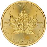 Royal Canadian Mint Frunza de arțar 2024 - 1 Oz - monedă de aur pentru investiții Moneda