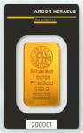 Argor Heraeus SA - Switzerland Argor-Heraeus 1 uncie (31, 1g) - Lingou de aur pentru investiții Moneda