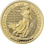 Royal Mint Britannia 1 Oz (2024) KCIII. - monedă de aur pentru investiții Moneda