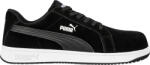 PUMA Iconic Suede Black Low S1PL ESD FO HRO SR munkavédelmi cipő - Fekete - 46 (PUM-640010-46)