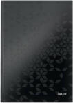 Leitz Notebook WOW, A4, linie, negru (46251095)