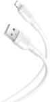 XO Cablu Date si Incarcare USB-A - Lightning XO Design NB212, 18W, 1m, Alb