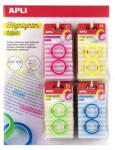 APLI Szövegkiemelő szalag display, 32 db, APLI, különböző színekben (LCA19665) (LCA19665) - officemarket