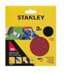 Stanley Disc pt slefuit cu bormasina sau polizor unghiular, velcro, diam. 125mm, P60, Stanley (STA32067-XJ)