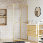  Aranyszínű zuhanyfal átlátszó ESG üveggel 100 x 195 cm (VD154947)