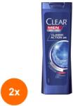 CLEAR Set 2 x Sampon Clear Men Classic Action 2in1 pentru Toate Tipurile de Par, 400 ml