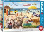 EUROGRAPHICS 500 db-os puzzle - No cats allowed by Lucia Heffe (6500-5879) (6500-5879)