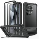ESR Carcasa ESR Armor Kickstand compatibila cu Samsung Galaxy S24 Ultra, Protectie camera si display, Frosted Black (4894240189962)