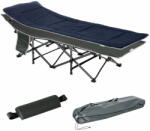 Outsunny Összecsukható ágykészlet kempingezéshez, matraccal, párnával és huzattal Outsunny, Acél/Vászon, Kapacitás 150 kg, 188x64, 5x53 cm, kék