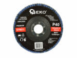 GEKO Lamellás csiszolótányér rozsdamentes GEKO Premium 125xP40 (G78511)
