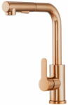 Gamma Side 2 konyhai csaptelep rose gold beépíthető