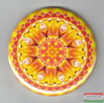 Merkúr-Uránusz Alkotóműhely Életöröm mandala - fém hűtőmágnes (Ø 6cm) kör forma