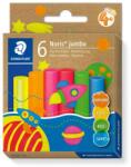 STAEDTLER Modellező gyurma készlet, STAEDTLER Noris® jumbo 842 , 6 különböző neon szín (842F C6 PE) - molnarpapir