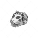 Jaguar fej alakú spacer charm