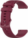 Techsuit Watchband 22mm szilikon szíj W006 (burgundi)