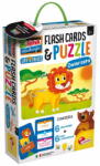 Lisciani Puzzle Lisciani Flash Cards & Puzzle Pentru Copii 304-PL72675 (304-PL72675) Puzzle