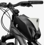 SAHOO Univerzális kerékpáros / biciklis tartó, táska, vázra szerelhető, fekete, 1L, vízálló, Sahoo 122009