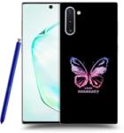 Picasee Husă transparentă din silicon pentru Samsung Galaxy Note 10 N970F - Diamanty Purple
