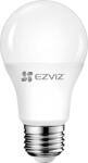 EZVIZ intelligens LED izzó, Wi-Fi, E27, 806 lm, meleg fény 2700K állítható (CS-HAL-LB1-LWAW)