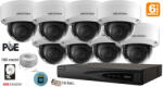  Komplett Hikvision IP analóg kamera rendszer 8 beltéri kamera 6MP (3K), SD-kártya, IR 30m (KIT8CH5930C)