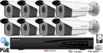  Hikvision komplett analóg kamera rendszer 8 kültéri IP kamera, 4MP(2K), SD-kártya, IR 50m (KIT8CH6750C)