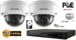  Komplett IP analóg kamera rendszer Hikvision 2 beltéri kamera, 2MP Full HD 1080p, IR 30m (KIT2CH5330C)