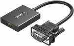 UGREEN adapter kábel VGA (férfi) - HDMI (női) 0.15m fekete (CM513)