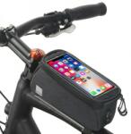 SAHOO Univerzális kerékpáros / biciklis tartó, táska, 0.8L, vázra szerelhető, szürke, vízálló, Sahoo 121460-SA