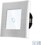 Luxion Egyes Dimmer Alternatív Váltó Üveg Érintőkapcsoló Alumínium keret LUXION