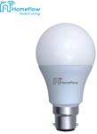 Homeflow Intelligens LED Izzó Vezeték Nélküli Homeflow B-5005, B22, 9w (60w), 806lm, Tompítható, Meleg / Hideg Fény, Mobiltelefon Vezérlés